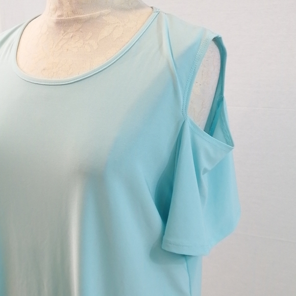 Mr. Max Fashions Spring Blue Cut Out Shoul… - Picture 3 of 11